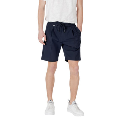Antony Morato Blue Polyester Bermuda Shorts