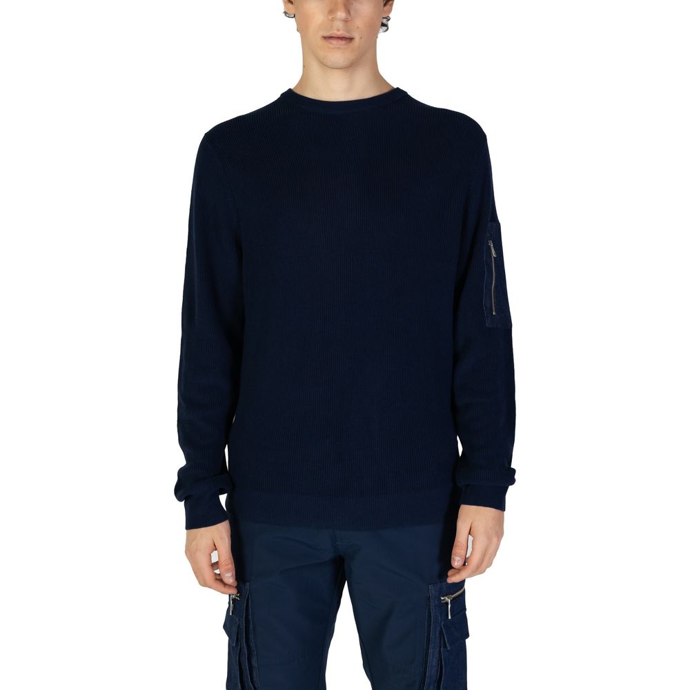 Antony Morato Blue Cotton Sportswear