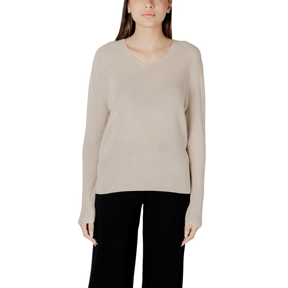 Street One Gold Cotton Sweatshirt