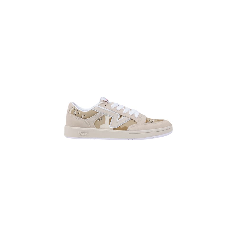 Vans Beige Suede Leather Low Top Sneakers