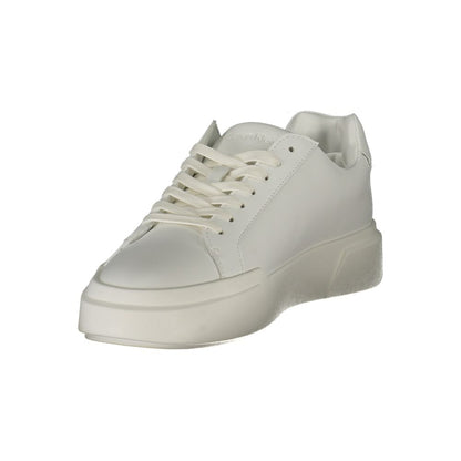 Calvin Klein White Leather Women Sneaker