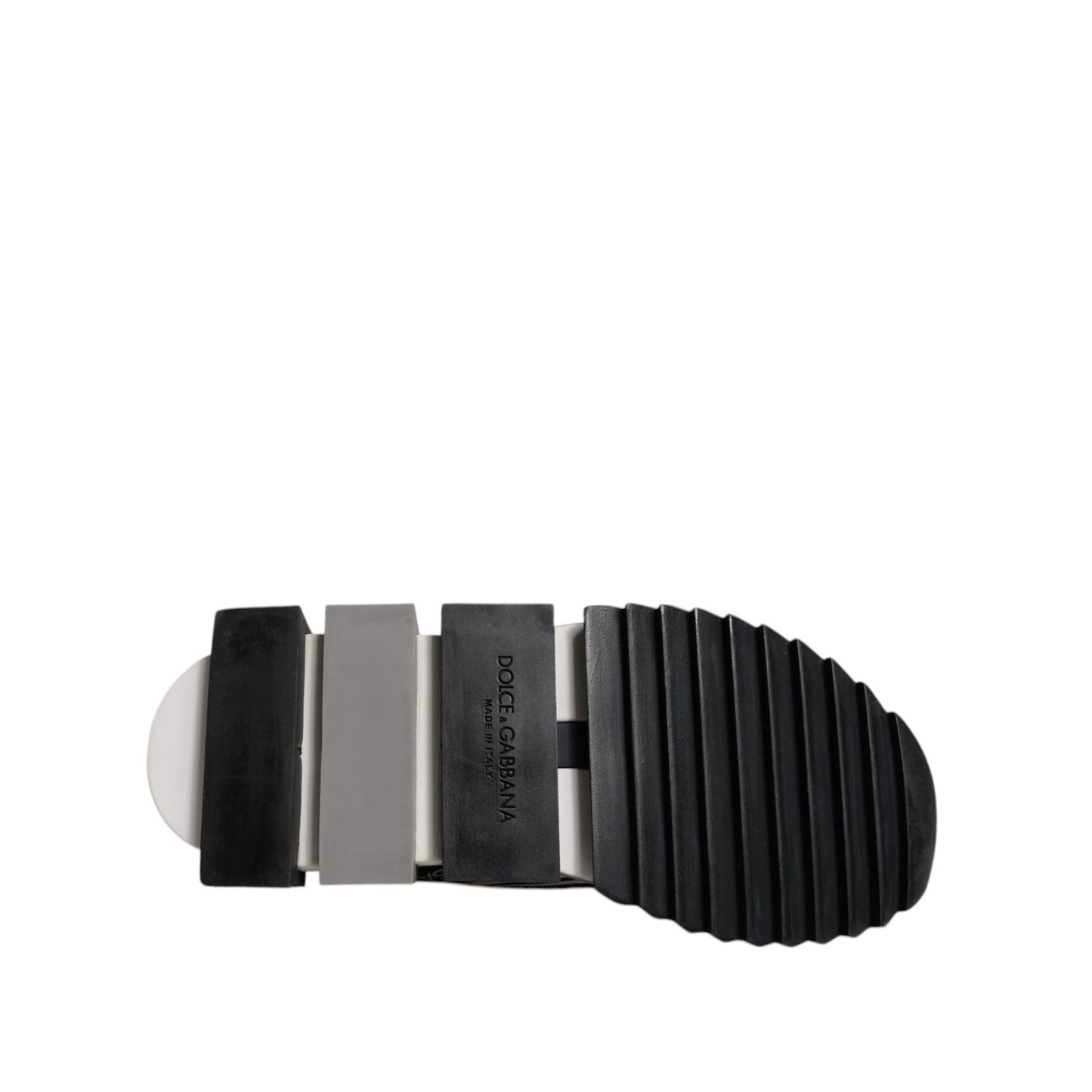 Dolce & Gabbana Black White Slip On Sorrento Sneakers Shoes