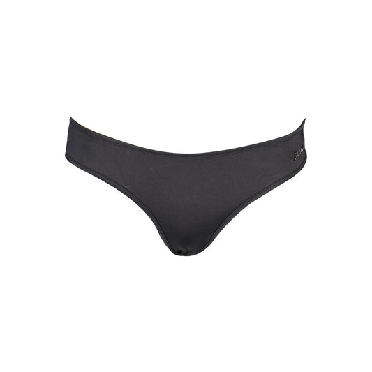 Karl Lagerfeld Black Elastane Swimwear