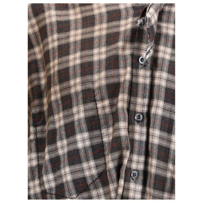 Dsquared² Brown Cotton Pattern Shirt