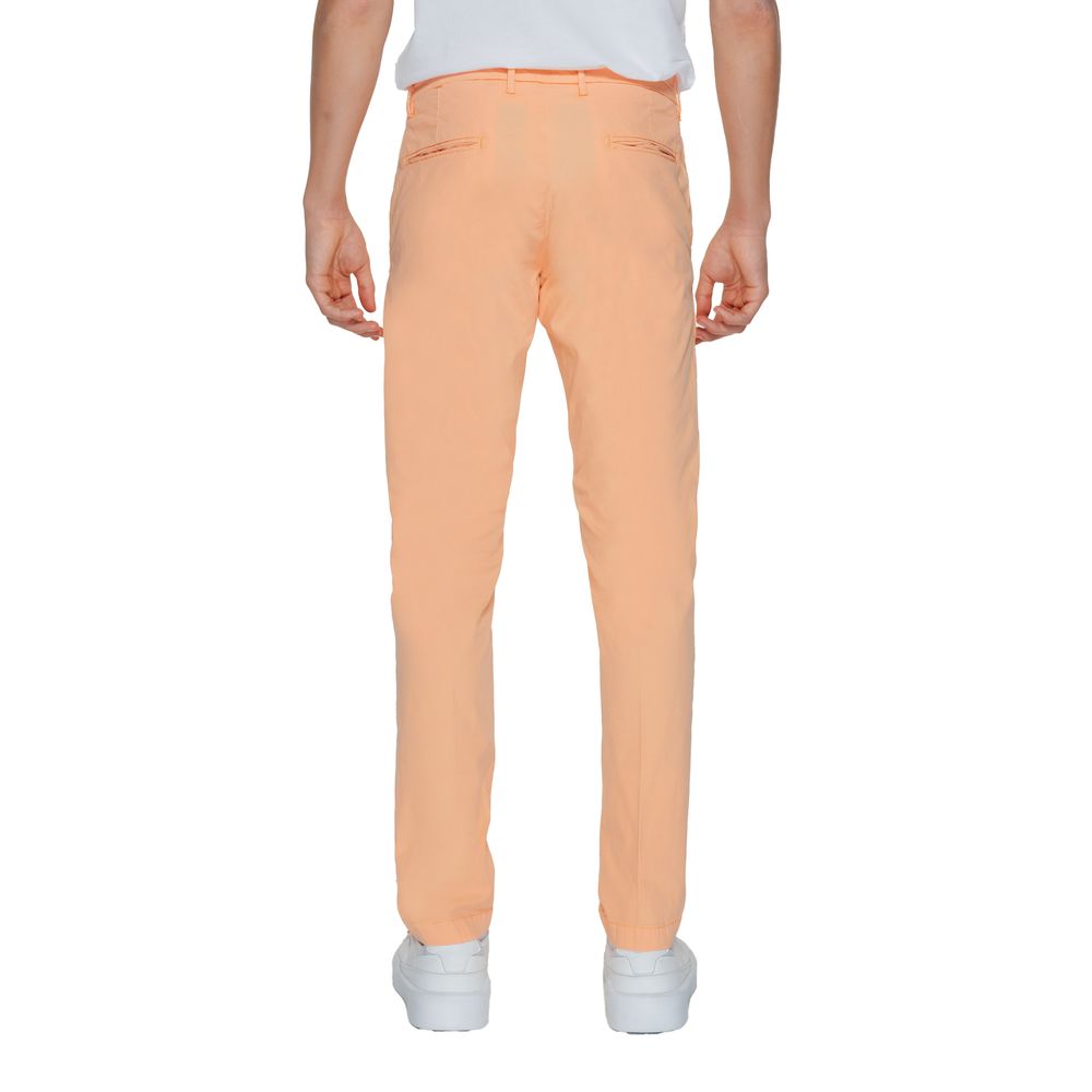 Borghese Orange Cotton Chino Pants 1728,71956299936,Borghese,Chino Pants - Pants - Clothing,Clothing,IT50 | L,IT52 | XL,IT54 | XXL,Men,New with tags,Orange,Pants - Clothing
