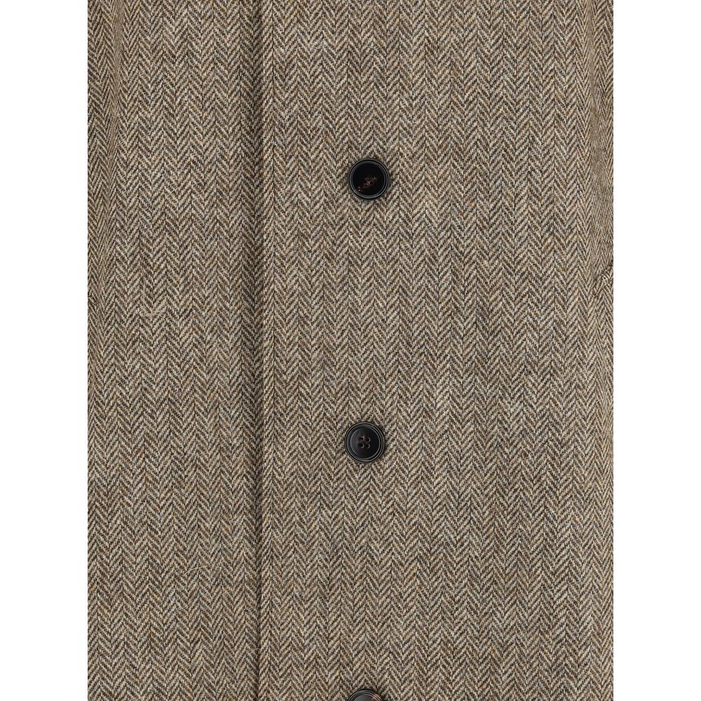 Burberry Brown Cotton Coat