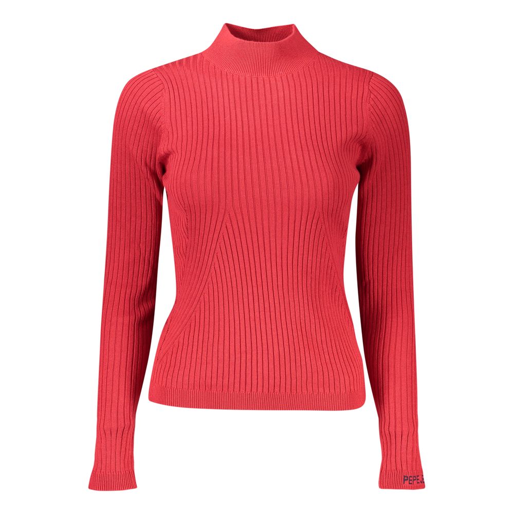 Pepe Jeans Red Cotton Sweater