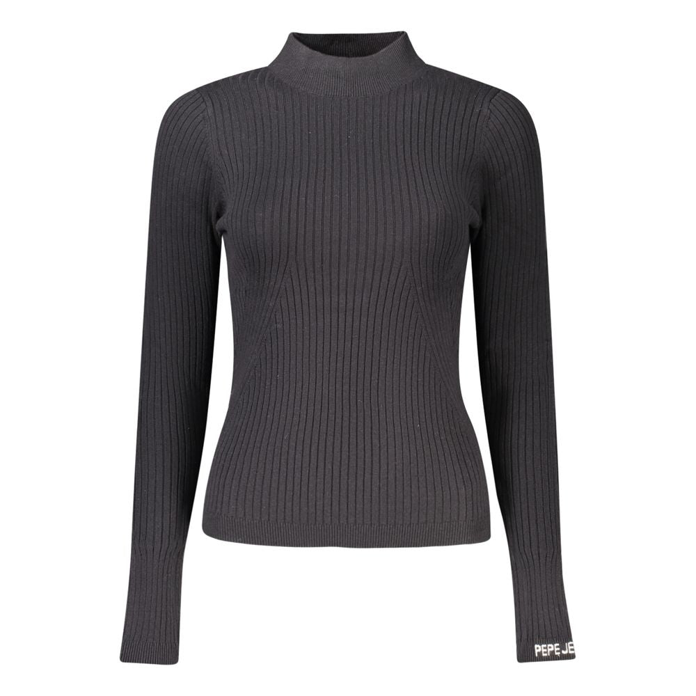 Pepe Jeans Black Cotton Sweater