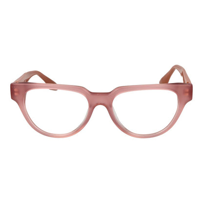 Trussardi Pink Acetate Glasses (Frames) for women, full-rim rose acetate, demo lenses, includes branded case, spring hinge, size 53-17-145.