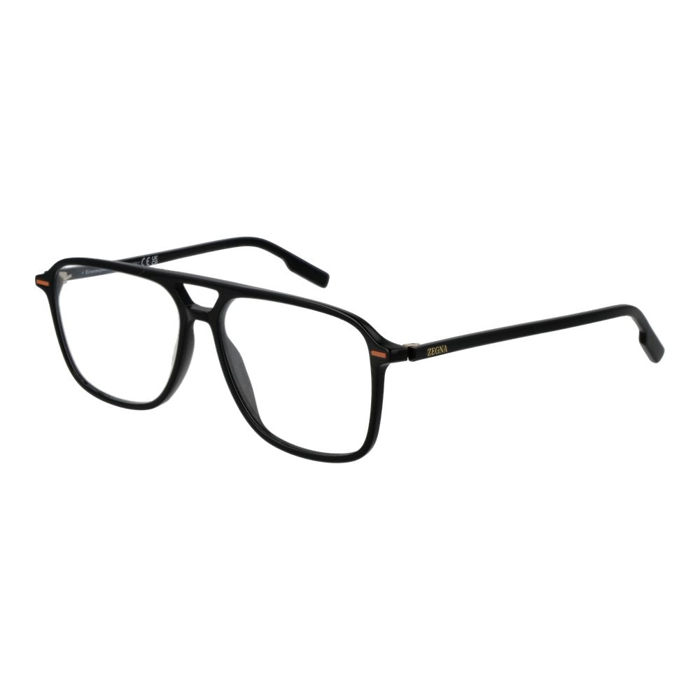 Ermenegildo Zegna Black Acetate Glasses (Frames)