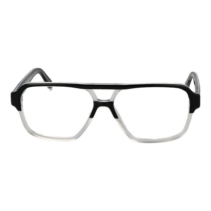 Guess Black Acetate Glasses (Frames) for men, full-rim aviator style with black acetate frame and demo lenses, shown with a branded case.