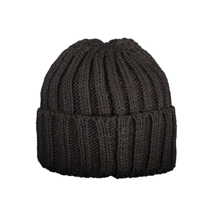 Norway 1963 Black Marabou Men Cap with bold logo, crafted for contemporary style and classic elegance