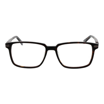 Spy Brown Plastic Glasses (Frames), full-rim, square style for men, brown plastic frame with demo lenses, size 57-17-145.