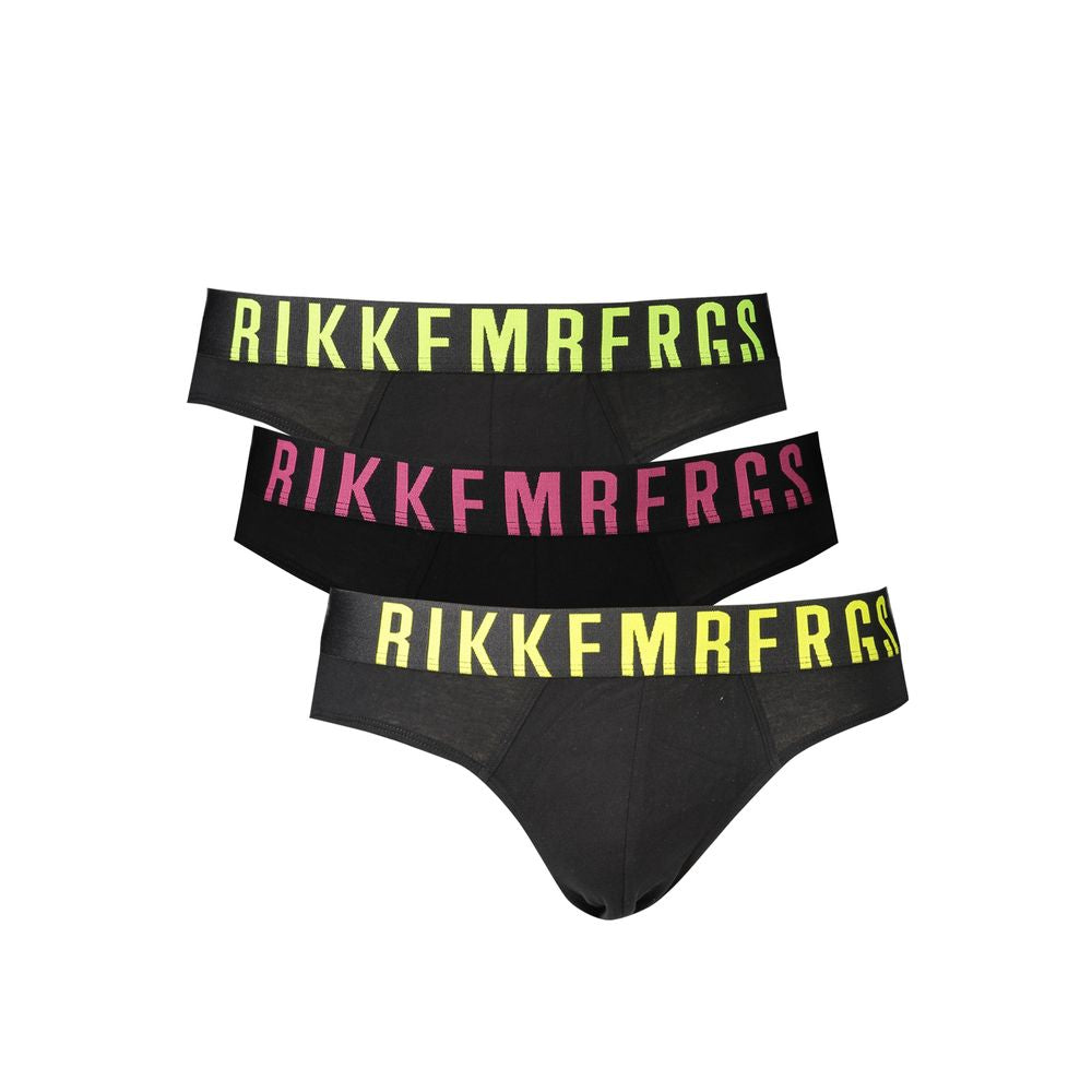 Bikkembergs Black Polyester Men's Brief