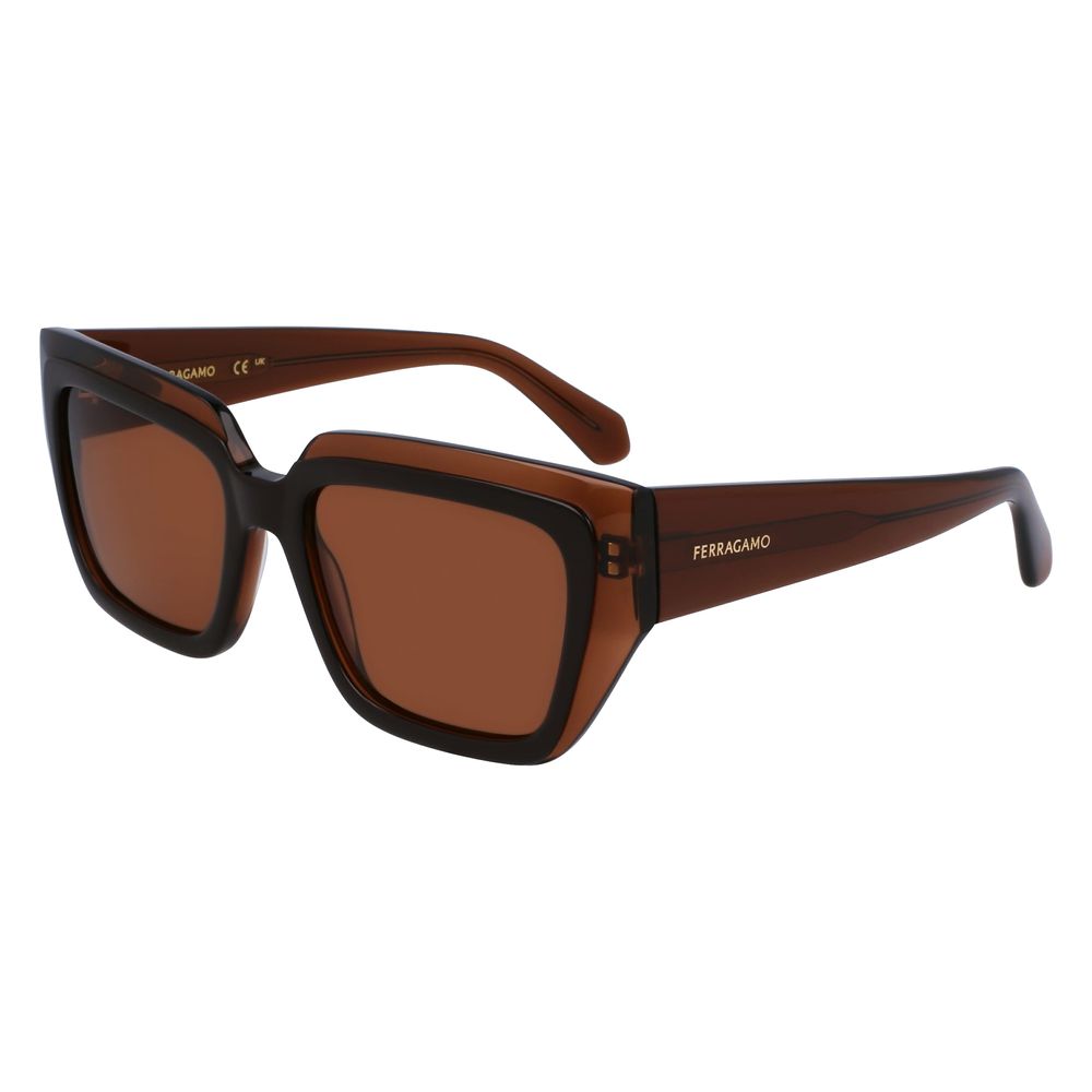 Ferragamo Brown Acetate Sunglasses 1728,67434610848,Accessories,Brown,Ferragamo,Glasses and Sunglasses - Accessories,New with tags,Sunglasses - Glasses and Sunglasses - Accessories,Women