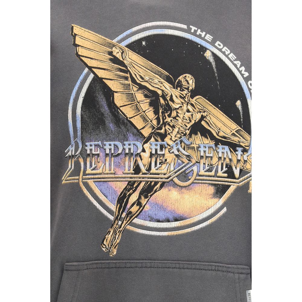 Represent Gray Cotton Sweatshirt 1728,72470364320,Clothing,Gray,M,Men,New with tags,Represent,S,Sweaters - Clothing,Sweatshirts - Sweaters - Clothing