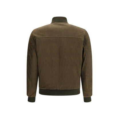 Valstar Brown Calf Leather Bos Taurus Bomber