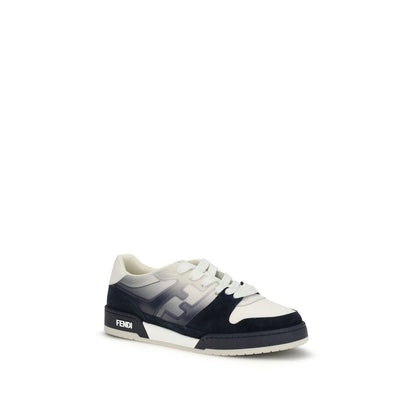 Fendi Multicolor Calf Leather Bos Taurus Low Top Sneakers