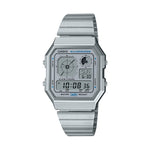 CASIO VINTAGE Mod. RETRO FUTURE EDGY COLLECTION - SILVER A130WE-7AEF