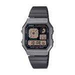 CASIO VINTAGE Mod. RETRO FUTURE EDGY COLLECTION - FULL BLACK A130WEGG-1AEF