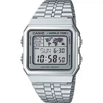 CASIO VINTAGE Mod. World Time - Silver A500WA-7DF