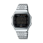 CASIO VINTAGE Mod. BLUETOOTH® SMARTPHONE LINK - SILVER - built-in accelerometer senses body movements + steps counter ABL-100WE-1BEF