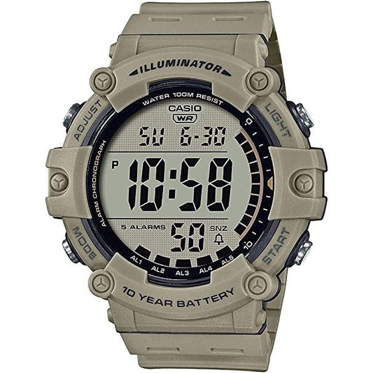 CASIO SPORT Mod. ILLUMINATOR WORLDTIME 10 YEARS BATTERY WATCHES CASIO COLLECTION & VINTAGE Light Slate Gray