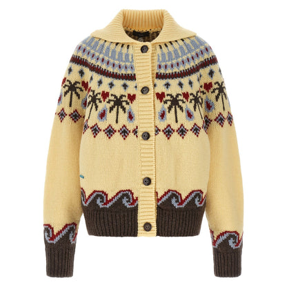 Alanui Multicolor Virgin Wool Cardigan