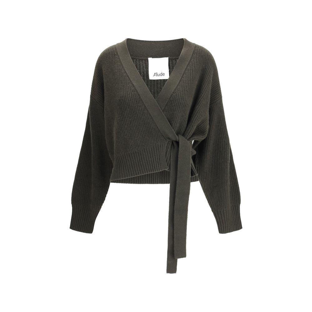 Allude Wrap-around Cardigan AL-2551767138-XS