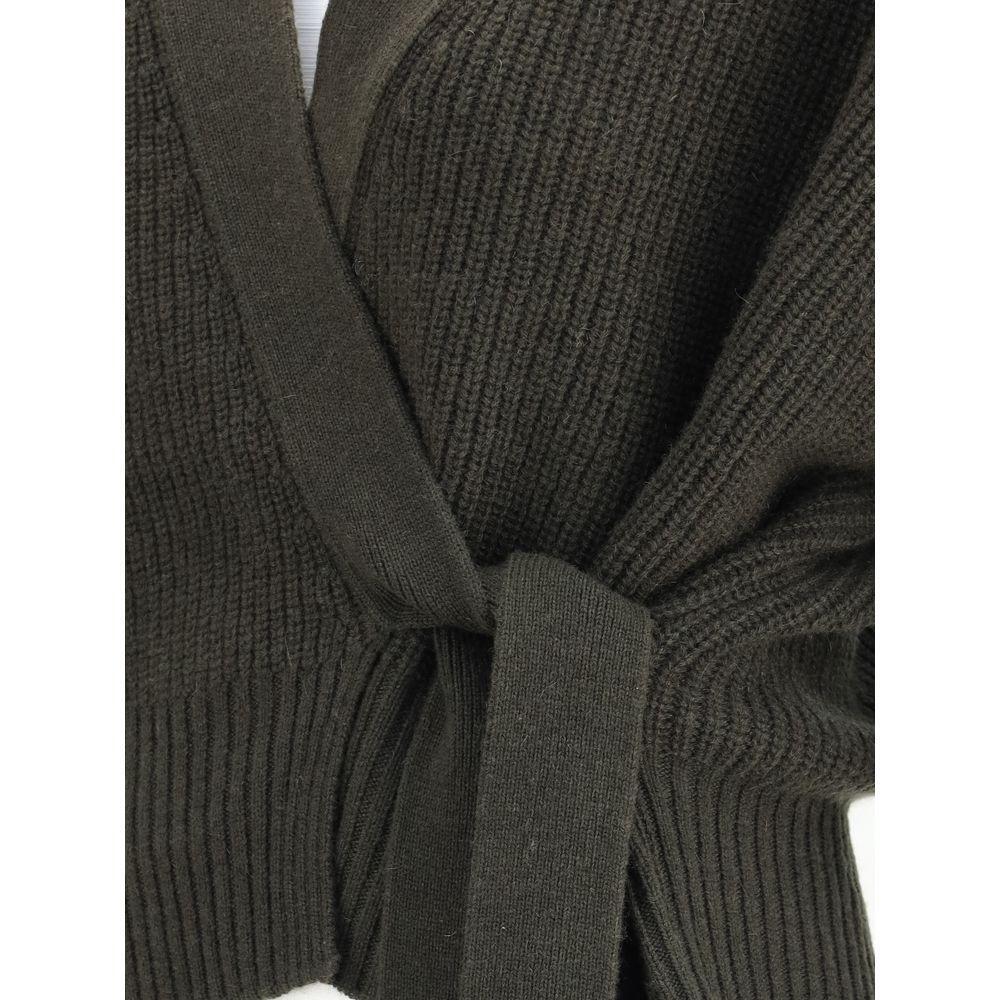 Allude Wrap-around Cardigan AL-2551767138-XS