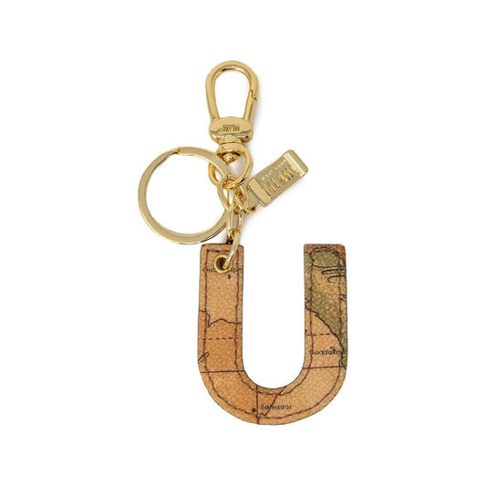 Alviero Martini Prima Classe Beige Leather Keychain 1728,71956299936,Accessories,Alviero Martini Prima Classe,Beige,Keychains - Women - Accessories,New with tags,Women,Women - Accessories Alviero Martini Prima Classe ALMAPRCL-8835000127