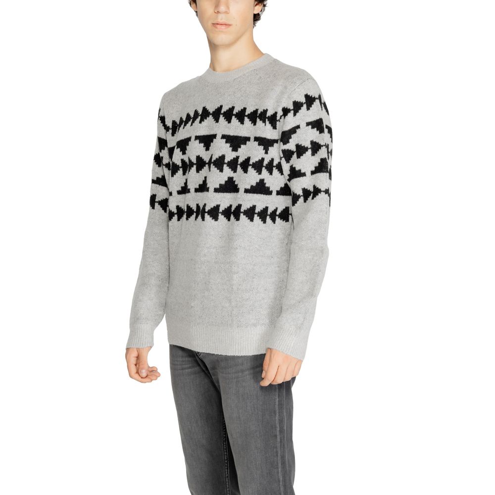 Antony Morato Gray Marabou Sweatshirt