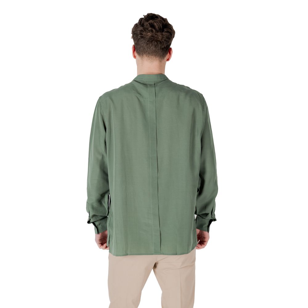 Antony Morato Green Lyocell Shirt