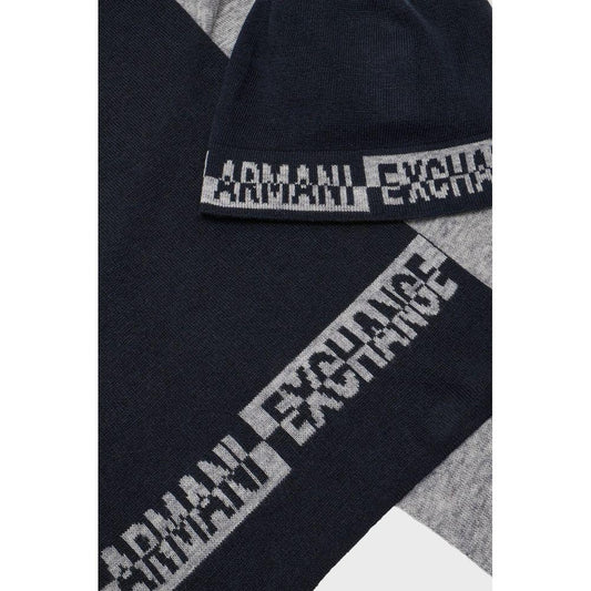 Armani Exchange Blue Wool Scarf 1728,71956299936,Armani Exchange,Blue,Men,New with tags,Scarves - Men - Accessories Armani Exchange AREX-11823300010