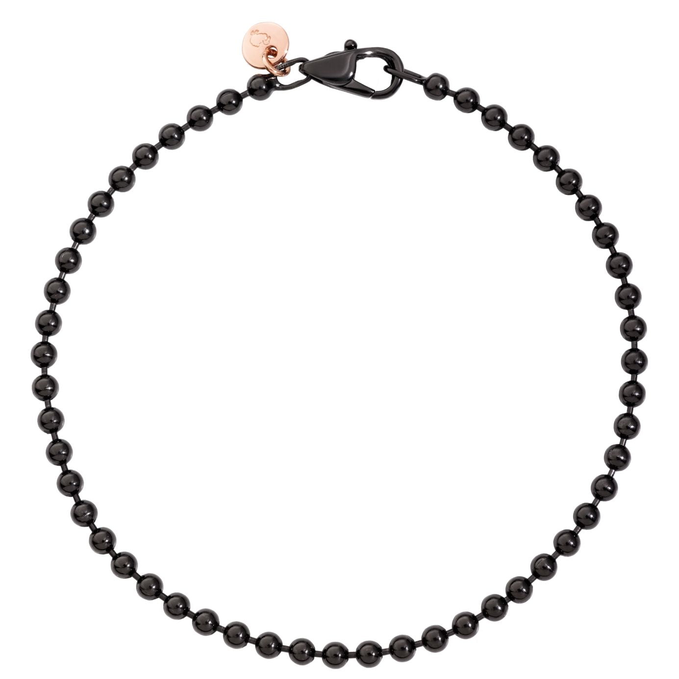 BRACCIALI DODO MOD. DBB7008EVERYPVDMXL beaded bracelet with clasp and charm detail