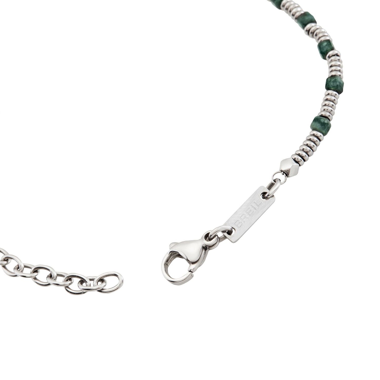 BREIL JEWELS Mod. TJ3647 gent bracelet in silver with clasp, elegant design, featuring water resistance 5 ATM, official packaging included