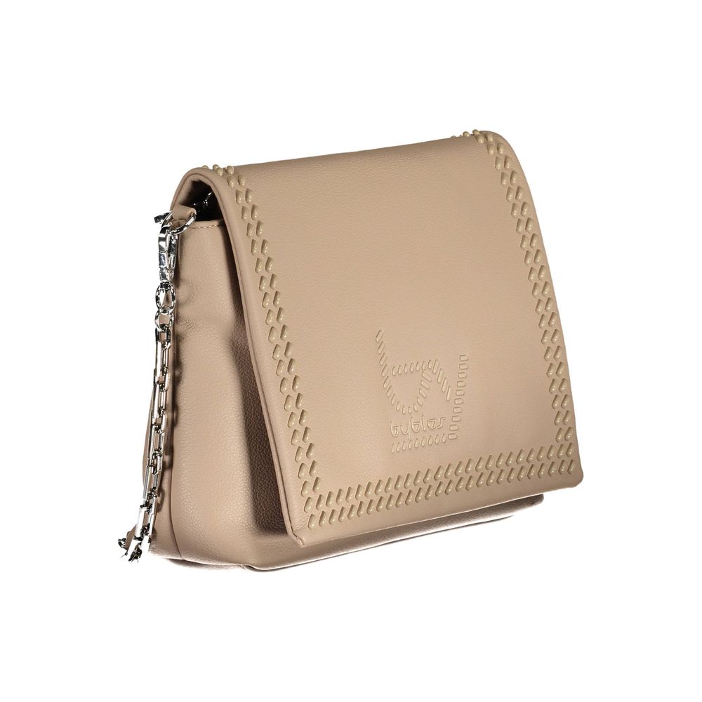 BYBLOS Beige Polyurethane Women's Shoulder Bag