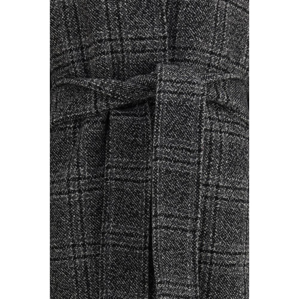 Balenciaga Gray Wool Coat