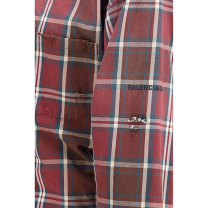 Balenciaga Multicolor Polyester Pattern Shirt 1728,72470364320,Balenciaga,Clothing,L,Men,Multicolor,New with tags,Pattern - Shirts - Clothing,S,Shirts - Clothing