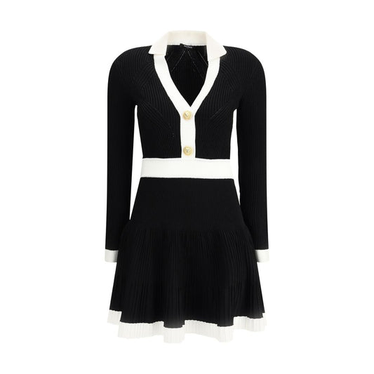 Balmain Knit short Dress BA-FF1R9858KI64EAB-34