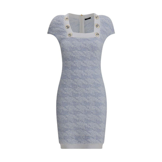 Balmain Stretch midi Dress BA-FF1R6136KI72SOM-34