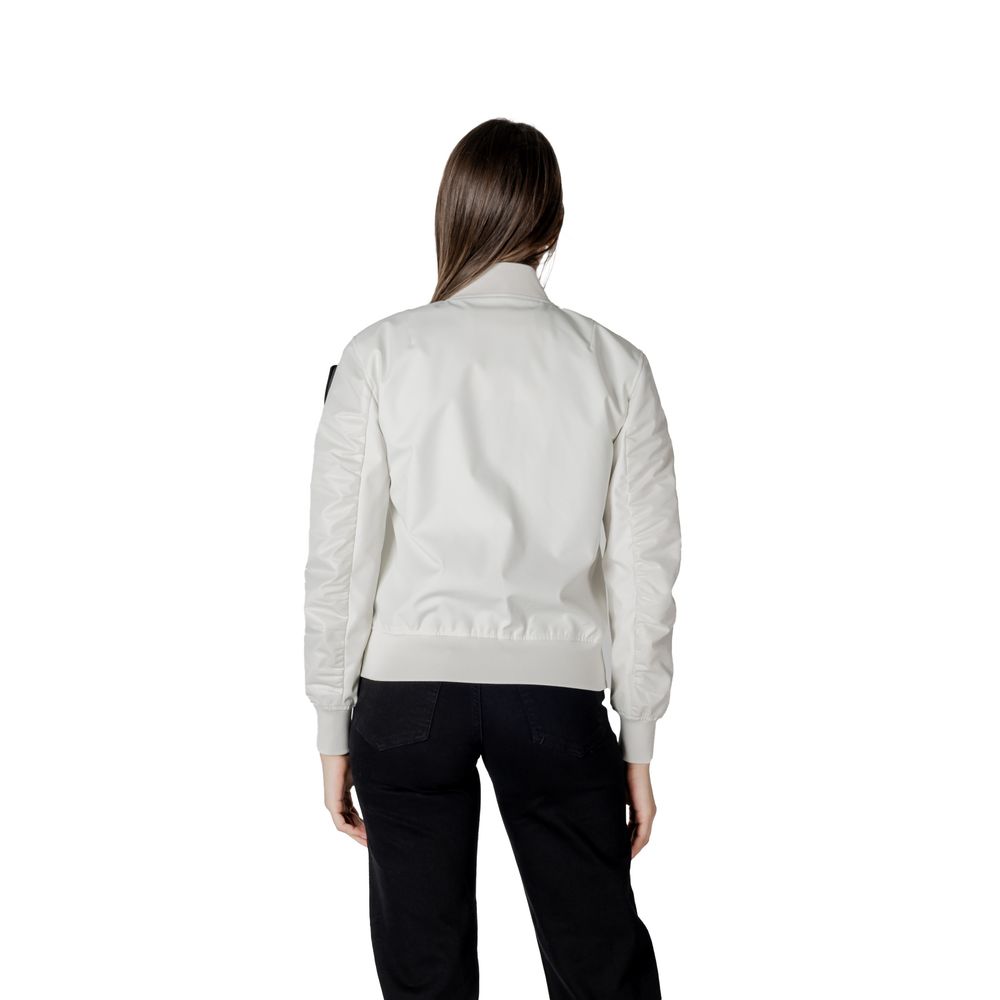 Blauer White Polyamide Bomber