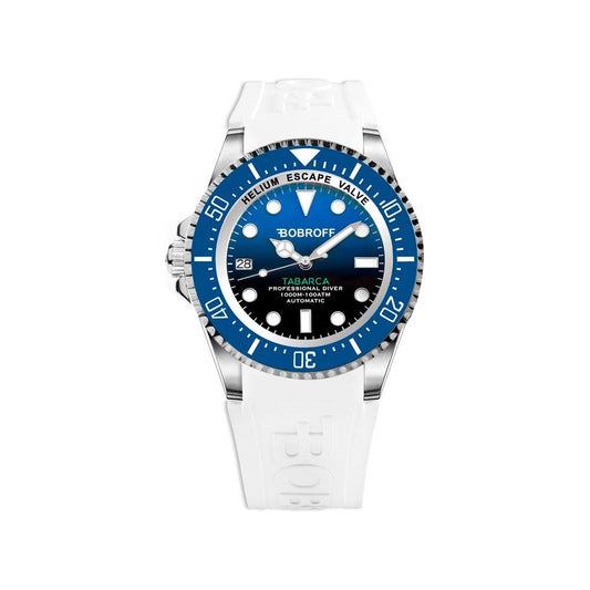 Bobroff White Rubber Watch 1728,67434610848,Bobroff,Men,New with tags,Watches for Men - Watches,White Bobroff BOBF0003IBABFSTBAC