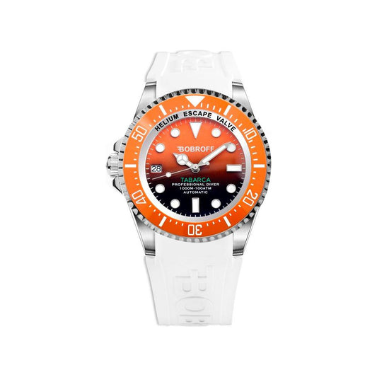 Bobroff White Rubber Watch 1728,67434610848,Bobroff,Men,New with tags,Watches for Men - Watches,White Bobroff BOBF0004IBNBFSTBAC