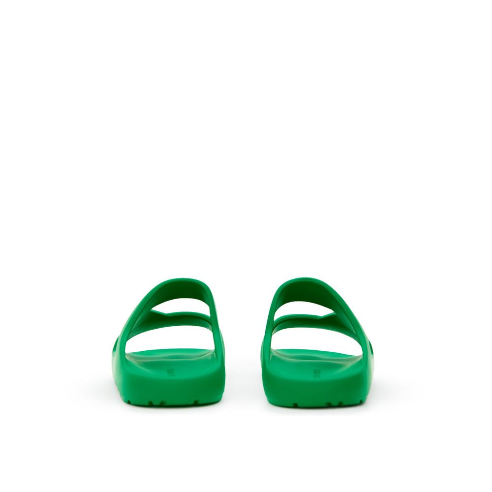 Bottega Veneta Green Cotton Slipper BO-10134674-EU42/US9