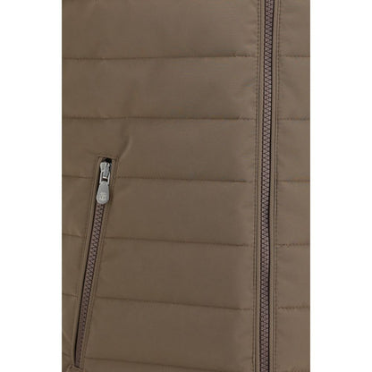 Brunello Cucinelli Beige Polyester Sleveless Jacket 1728,72470364320,Beige,Brunello Cucinelli,Clothing,Jackets & Coats - Clothing,Men,New with tags,S,Sleveless Jacket - Jackets & Coats - Clothing,XL