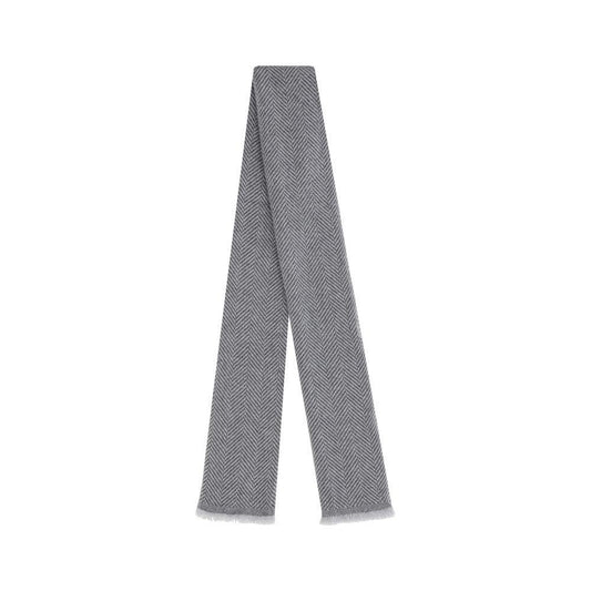 Brunello Cucinelli Linen and cashmere Scarf 1728,72470364320,Accessories,Brunello Cucinelli,Gray,Men,Men - Accessories,New with tags,Scarves - Men - Accessories Brunello Cucinelli BRMSC663AVCMM71BB