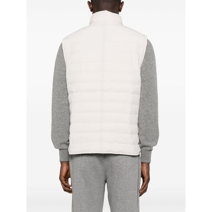 Brunello Cucinelli High-neck waistcoat Vests