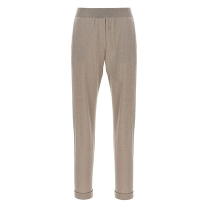 Brunello Cucinelli Lurex-detail trousers Trousers