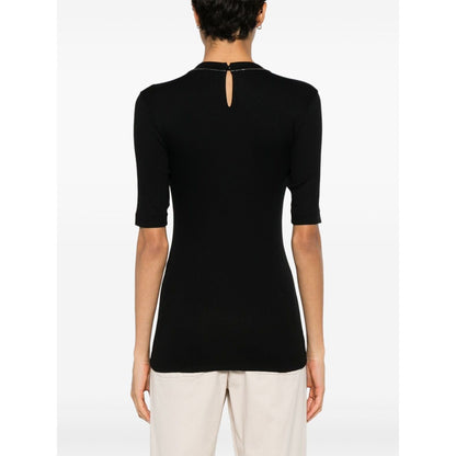 Brunello Cucinelli T-shirts and Polos Black Topwear